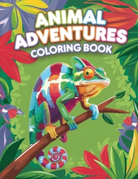 Animal Adventure Coloring Book for Teens: Activity Book for Kids, Number Tracing & Learning Activity Book