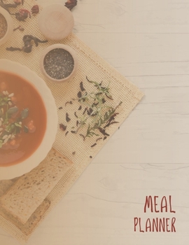 Meal Planner: Bloom Daily Planners Weekly Meal Planning Pad, Meal Planner, Shopping List Food Planning Organizer and Grocery List 8.5 x 11, 100 Pages