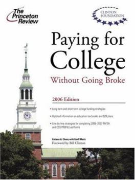 Paperback Paying for College Without Going Broke Book