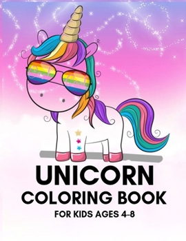 Paperback Unicorn Coloring Book for Kids Ages 4-8 Book