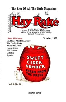 Paperback Hay Rake, V2 N12, October 1922 Book