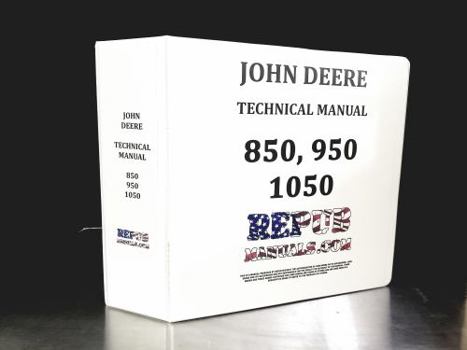 Ring-bound John Deere 1050 Tractor Technical Service Repair Manual Book