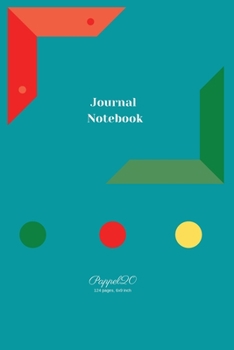 Journal Notebook -Persian Green -124 pages- 6x9-Inches