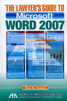Paperback The Lawyer's Guide to Microsoft Word 2007 Book