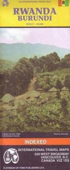 Burundi and Rwanda Map by ITMB