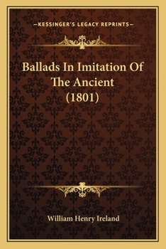 Paperback Ballads In Imitation Of The Ancient (1801) Book