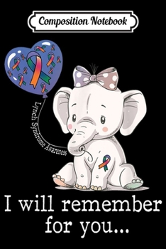 Composition Notebook: Lynch Syndrome Awareness Elephant  Journal/Notebook Blank Lined Ruled 6x9 100 Pages