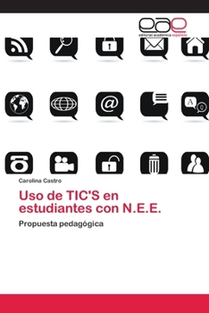 Paperback Uso de TIC'S en estudiantes con N.E.E. [Spanish] Book