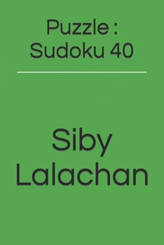 Paperback Puzzle: Sudoku 40 Book