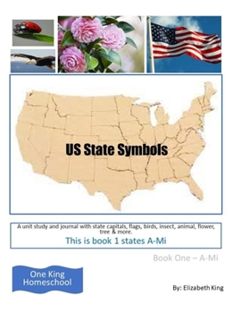 Paperback US State Symbols: A-Mi (book 1) Book