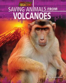 Library Binding Saving Animals from Volcanoes Book