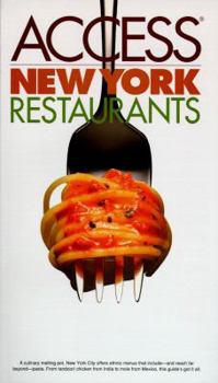 Paperback Ny Restaurant Access (Access Guides) Book