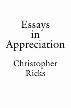 Paperback Essays in Appreciation Book