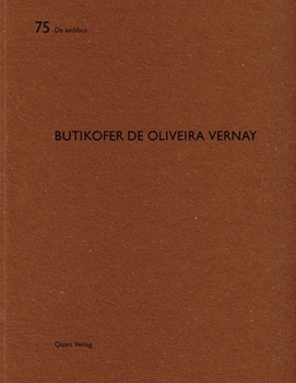 Paperback Butikofer de Oliveira Vernay: de Aedibus 75 Book