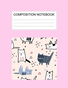 Composition notebook: Ruled (8.5 x 11 in), 110 Pages: Diary Book For Girl, Journal Notebook For Kids, Writing Journal Lined, Cute Pets (8.5 x 11 in), 110 Pages (cute composition pink)