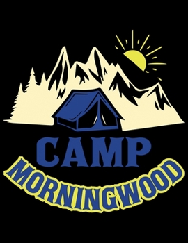 Paperback Camp morning wood: Camping Journal, 8.5" x 11" in 100 pages Book