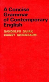 Hardcover A Concise Grammar of Contemporary English Book