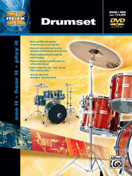 Paperback Alfred's MAX Drumset: See It * Hear It * Play It, Book & DVD (Alfred's MAX Series) Book