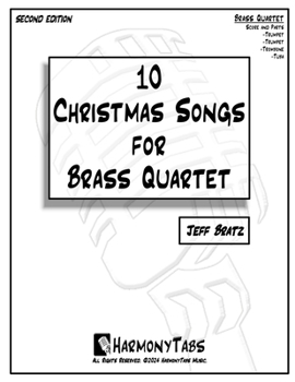 Paperback 10 Christmas Songs for Brass Quartet Book