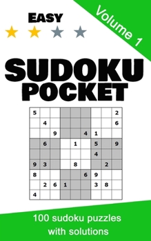 Paperback Sudoku pocket: 100 sudoku puzzles, easy level, volume 1 Book