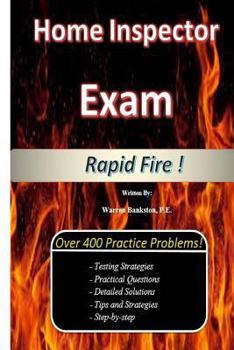Paperback Home Inspector Exam RAPID FIRE ! Book