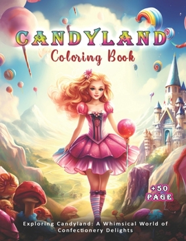 CandyLand Coloring book: Exploring Candyland: A Whimsical World of Confectionery Delights
