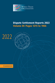 Hardcover Dispute Settlement Reports 2022 Book