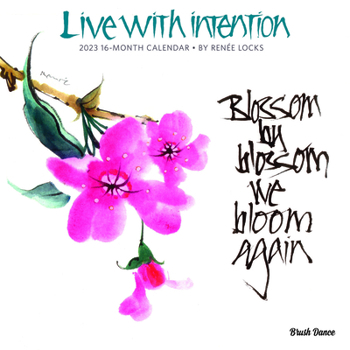 Calendar Live with Intention 2023 Square Brush Dance Book