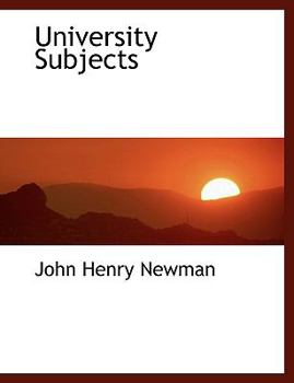 Paperback University Subjects [Large Print] Book