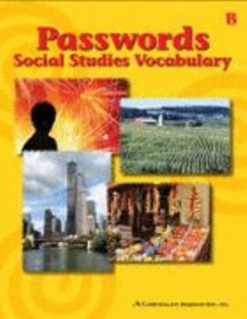 Paperback Passwords Social Studies Vocabulary Level B Book
