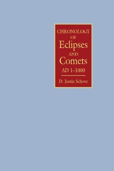 Hardcover Chronology of Eclipses and Comets Ad 1-1000 Book