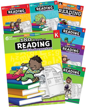 Paperback 180 Days of Reading for K-6, 7-Book Set: Practice, Assess, Diagnose Book