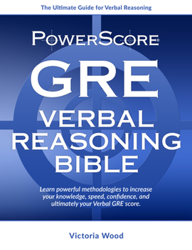 Paperback Powerscore GRE Verbal Reasoning Bible Book