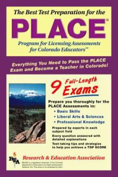 Paperback Place (Rea) - Best Test Prep for the Licensing Assessment for Colorado Educators Book