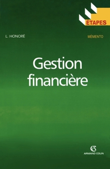 Paperback Gestion financière [French] Book