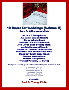 Paperback 12 Wedding Duets: Duets for All Instrumentalists Book