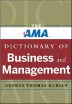 Hardcover The AMA Dictionary of Business and Management Book