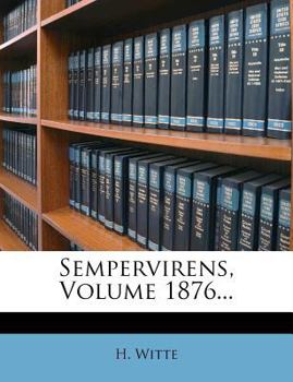 Paperback Sempervirens, Volume 1876... [Dutch] Book