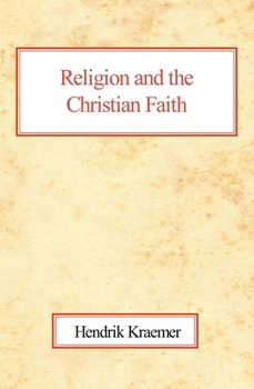 Paperback Religion and the Christian Faith Book