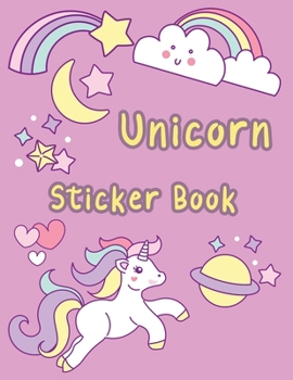 Paperback Sticker Book: Album Notebook Activity Book Blank Sticker Book for Girl age 4-8 year Collection Kids Collecting Favorite Unicorn Star Book