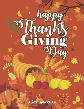 Paperback Thanks Giving Day: Coloring Book