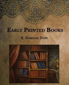 Paperback Early Printed Books: Large Print Book