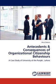 Paperback Antecedents & Consequences of Organizational Citizenship Behaviours Book