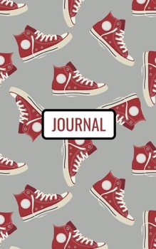 Journal: Hi-top sneakers; 100 sheets/200 pages; 5" x 8"