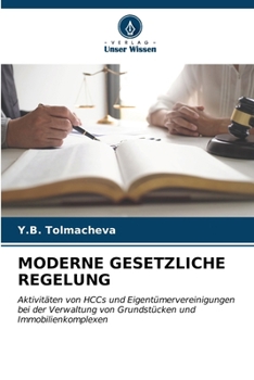 Paperback Moderne Gesetzliche Regelung [German] Book