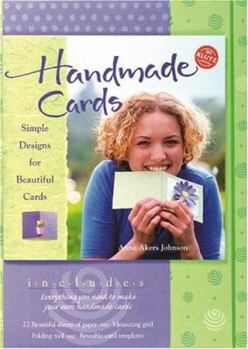 Hardcover Handmade Cards: Simple Designs for Beautiful Cards [With Paper, Grid, Folding Tool, and Templates] Book