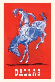 Paperback Vintage Journal Bucking Bronco, Dallas Book