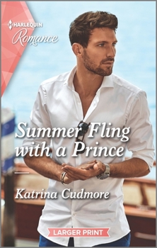 Mass Market Paperback Summer Fling with a Prince [Large Print] Book