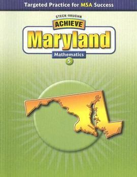 Paperback Achieve Maryland: Matematics 5 Book