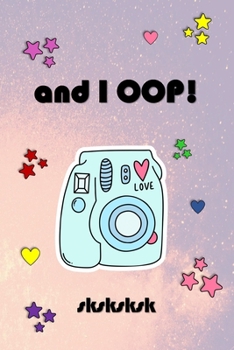 Paperback and I OOP!: sksksksk - Blank Lined Journal or Diary for Girls - Purple Book